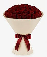 Букет 101 Бордовая роза Блэк Бакарра в Стрелице