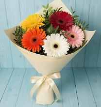 Букет цветов из:  Герберы в Стрелице