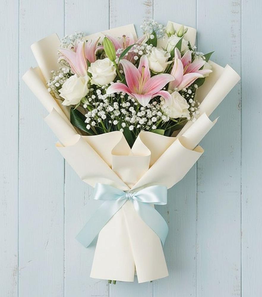 Букет цветов из: Лилии в Стрелице