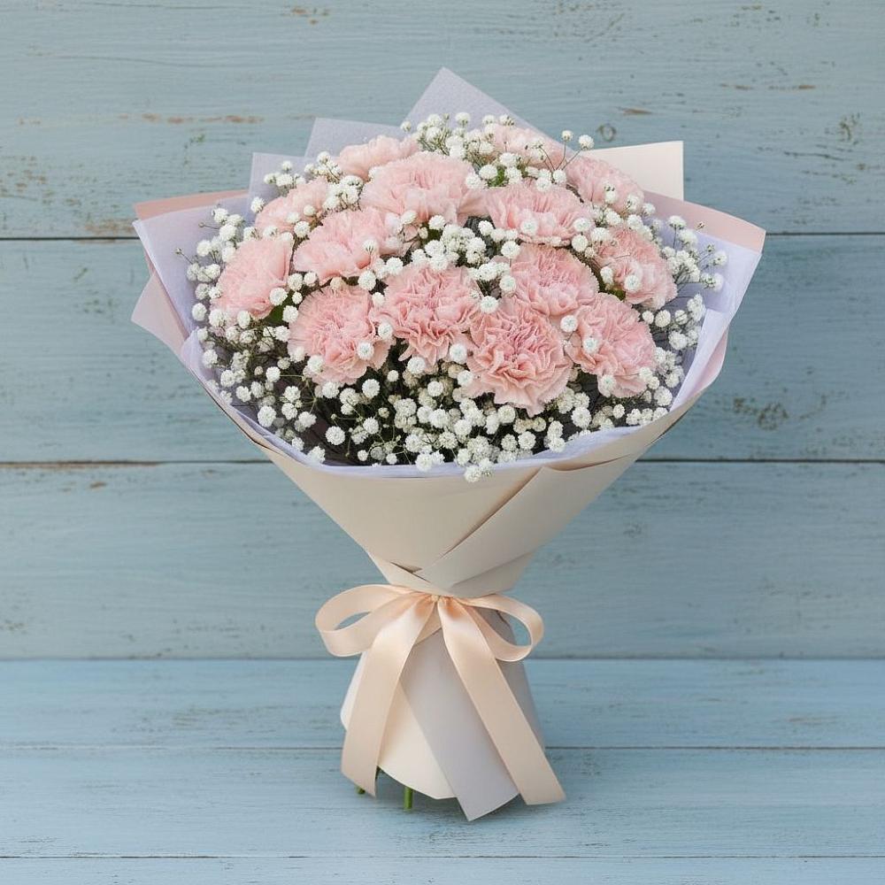 Букет цветов из: Гвоздики в Стрелице