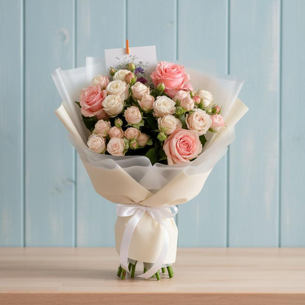 Букет цветов из: Розы в Стрелице