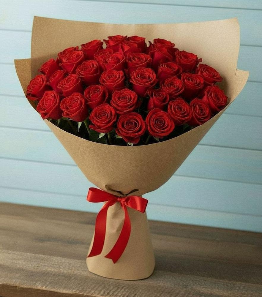 Букет Красные розы Милано в Стрелице