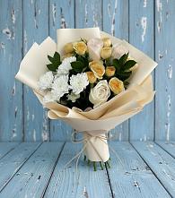 Букет цветов из:  Розы и Хризантемы в Стрелице