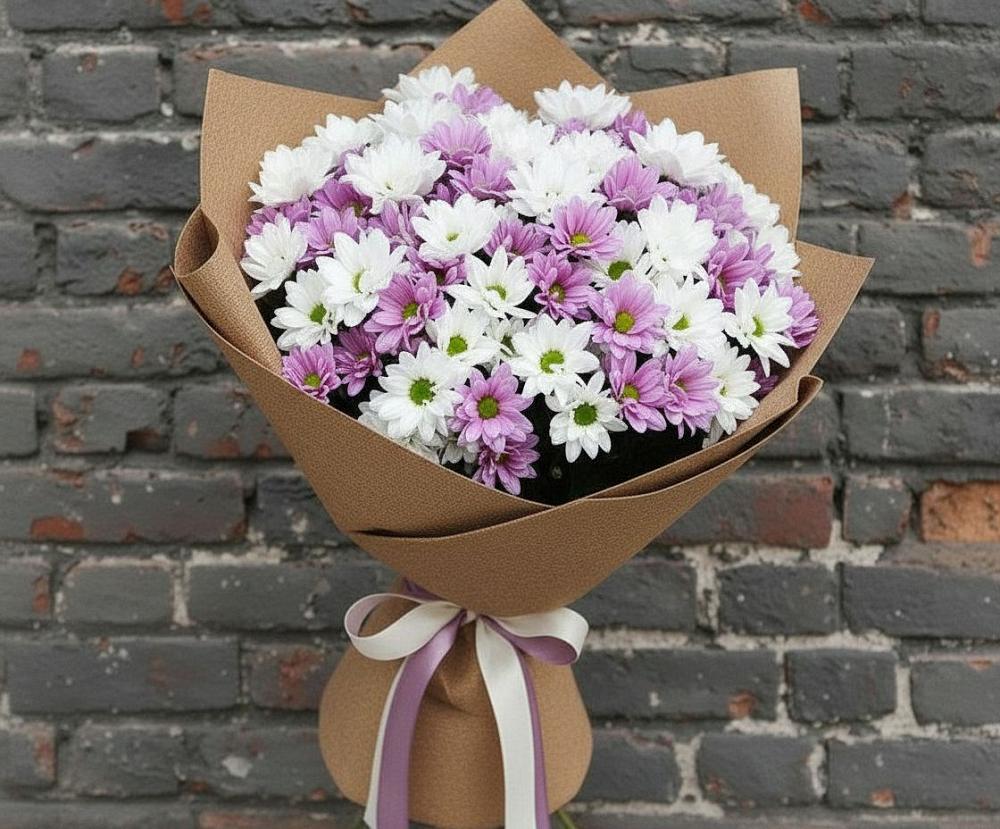 Букет цветов из: Хризантемы в Стрелице