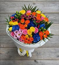 Букет цветов из:  Розы и Хризантемы в Стрелице
