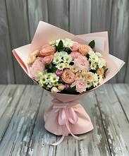 Букет цветов из:  Гвоздики, Розы и Хризантемы в Стрелице