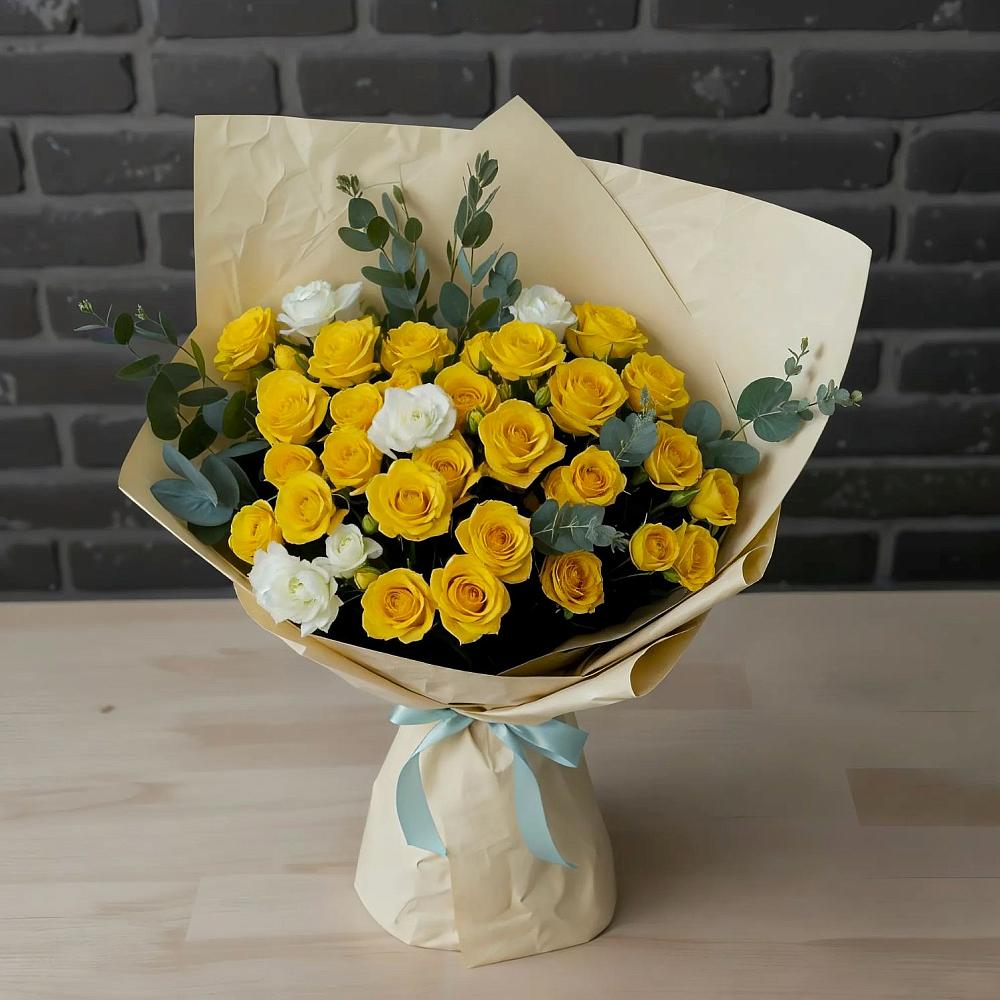 Букет цветов из: Розы в Стрелице