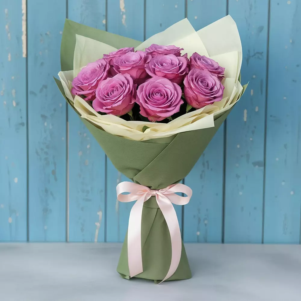 Букет Розы Фёрст Леди в Стрелице