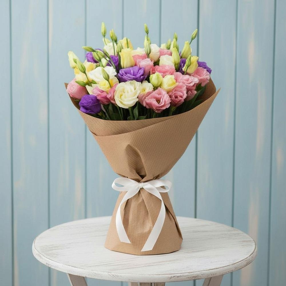 Букет цветов из: Лизиантусы в Стрелице