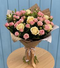 Букет цветов из:  Розы в Стрелице