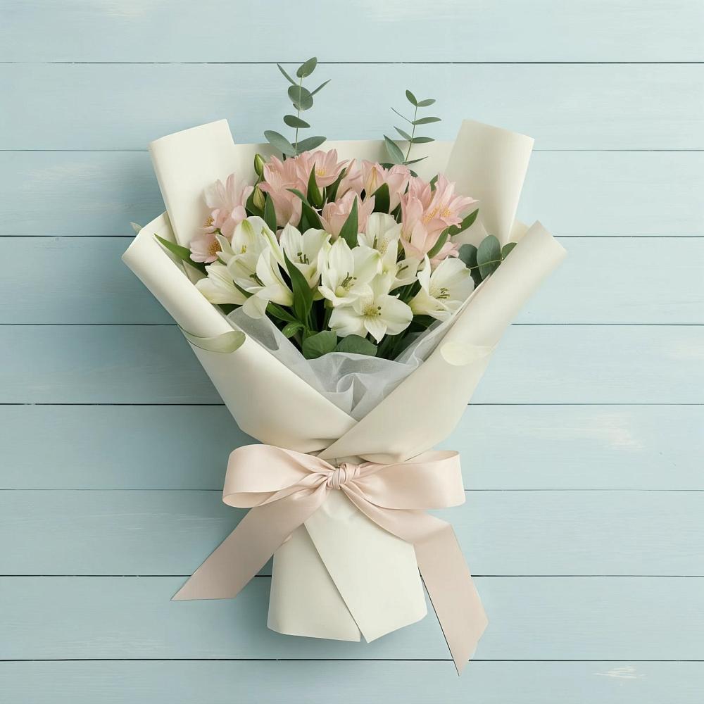 Букет цветов из: Альстромерии в Стрелице