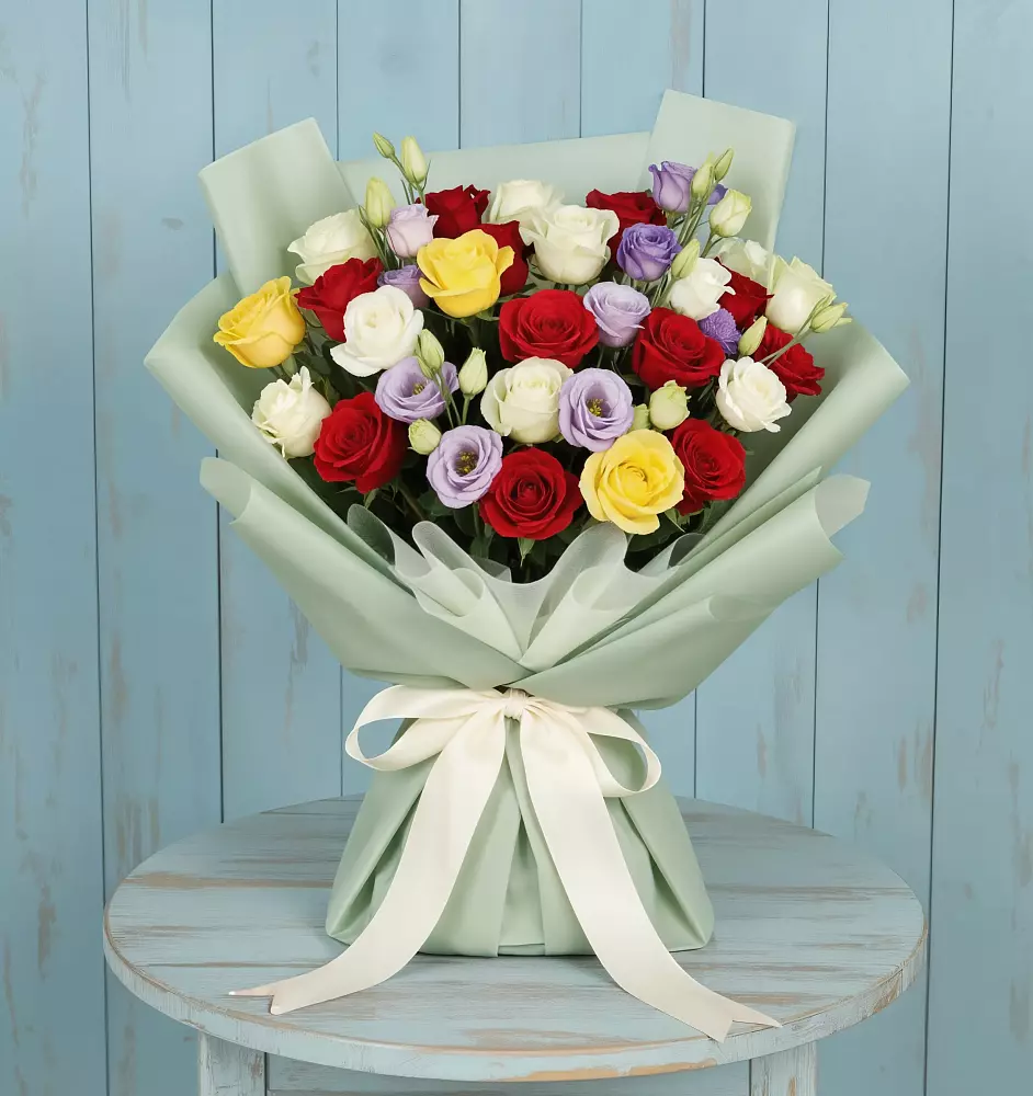 Букет цветов из: Розы в Стрелице