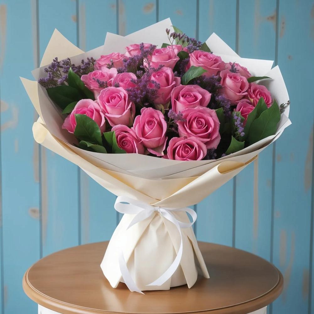 Букет цветов из: Розы в Стрелице