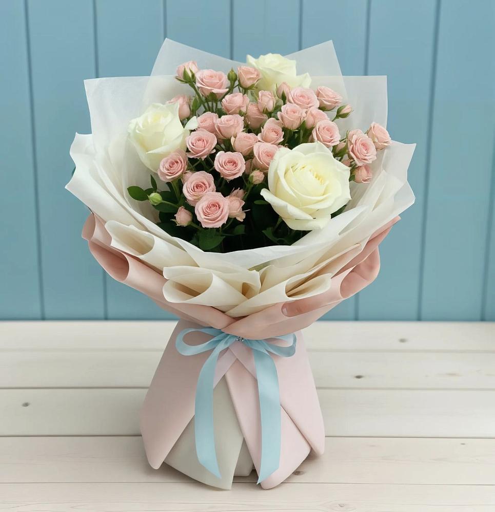 Букет цветов из: Розы в Стрелице