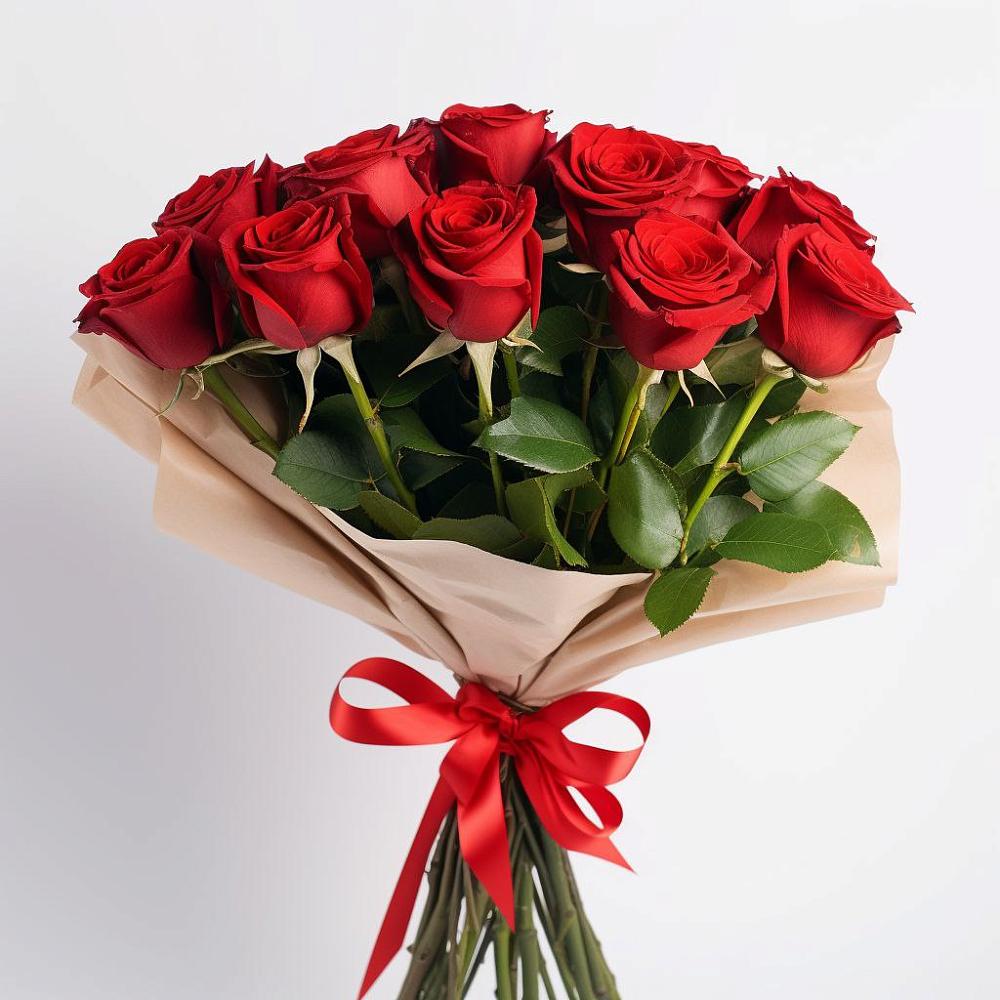 Букет 11 Красных роз Эдлесс Лав в Стрелице